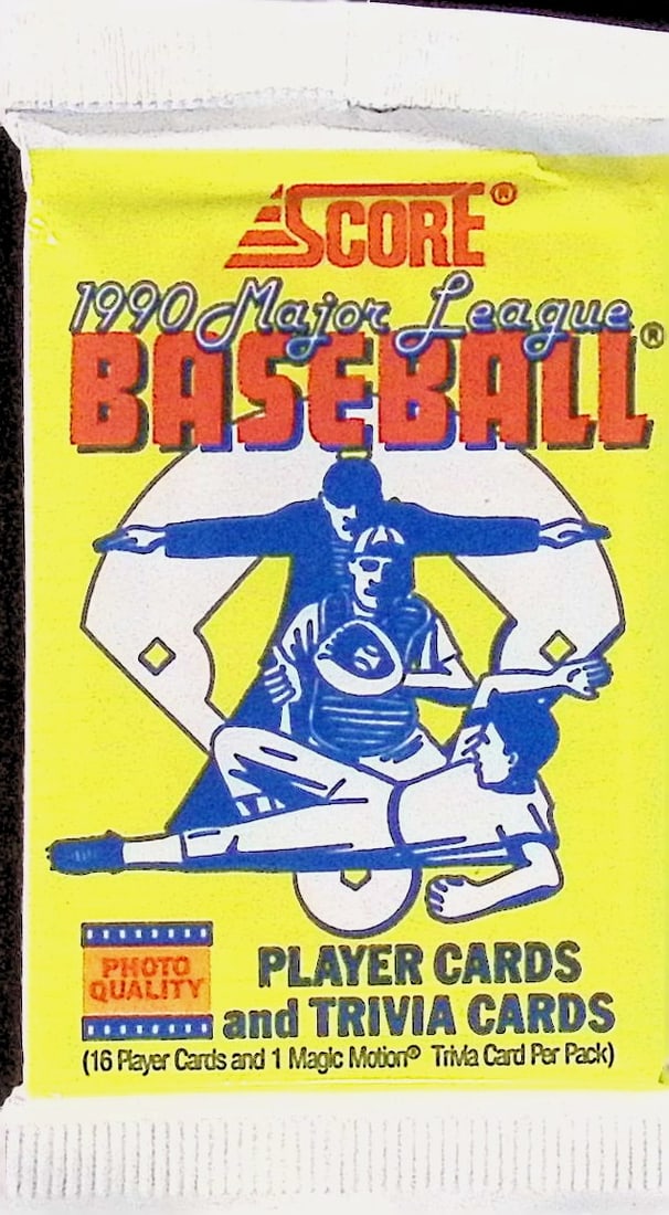 1990 Score Series 1 Vintage Baseball Cards Retail Box Pack Sports Cards (1 of 1)