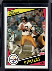 Terry Bradshaw 1984 Topps #162 Pittsburgh Steelers