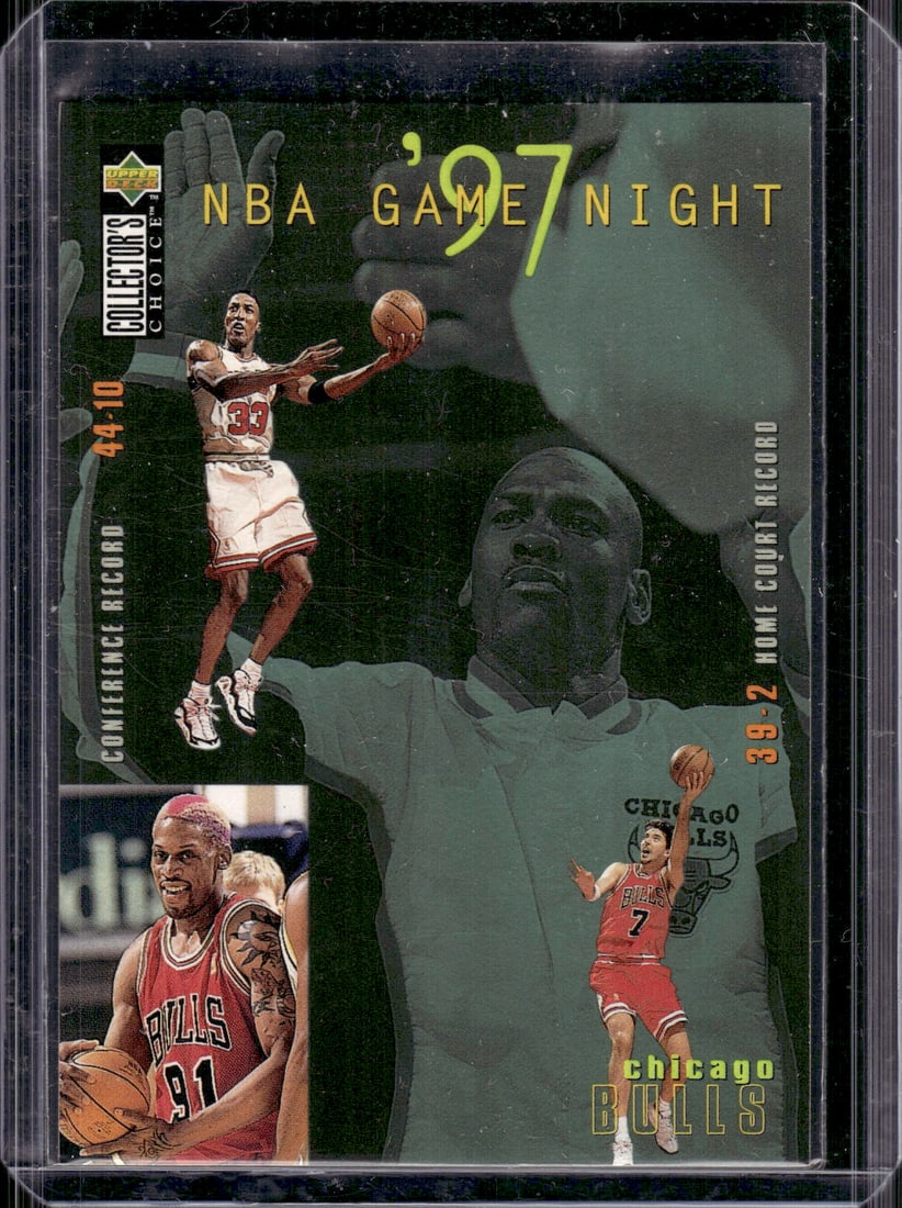 Chicago Bulls Michael Jordan 1997-98 Upper Deck Collector's Choice #159 (1 of 2)