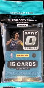 2021-22 Donruss Optic Basketball Card HANGER VALUE PACK - Cade Cunningham RC, Sports Cards