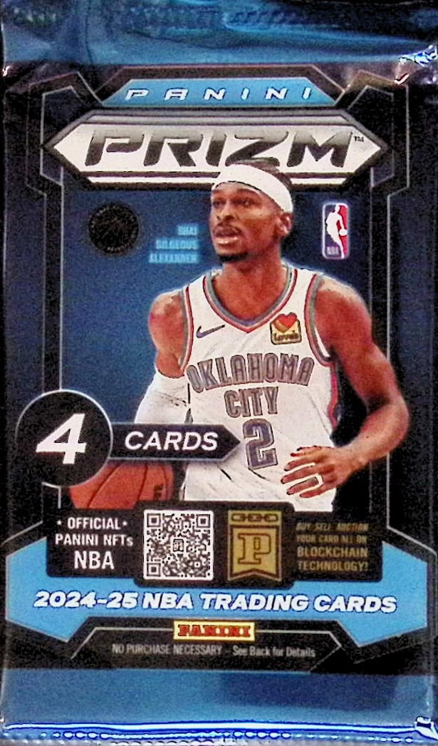 2024-25 Panini Prizm Basketball BLASTER BOX PACK - NBA Sports Trading Card: Panini Basketball NBA Trading & Sports Cards, Sports Cards for Sale Near Me, Stephon Castle, Zach Edey, Matis Buzelis, Alexander Sarr Rookie Cards, Panini Numbered Cards, Cracked Ice, Silver Prizm, Au