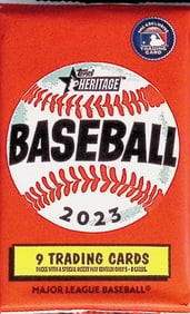 2023 Topps Heritage Baseball Card BLASTER BOX PACK, Sports Cards, Rookie Cards, MLB Trading Cards