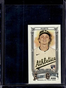 Nick Kurtz Rookie Card Mini 2025 Allen & Ginter #296 Oakland Athletics