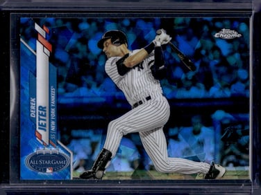 Derek Jeter 2020 Topps Chrome Update Sapphire Edition #U-257 New York Yankees