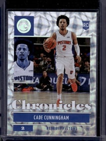 Cade Cunningham Rookie Card Asia 2021-22 Chronicles #50 Detroit Pistons