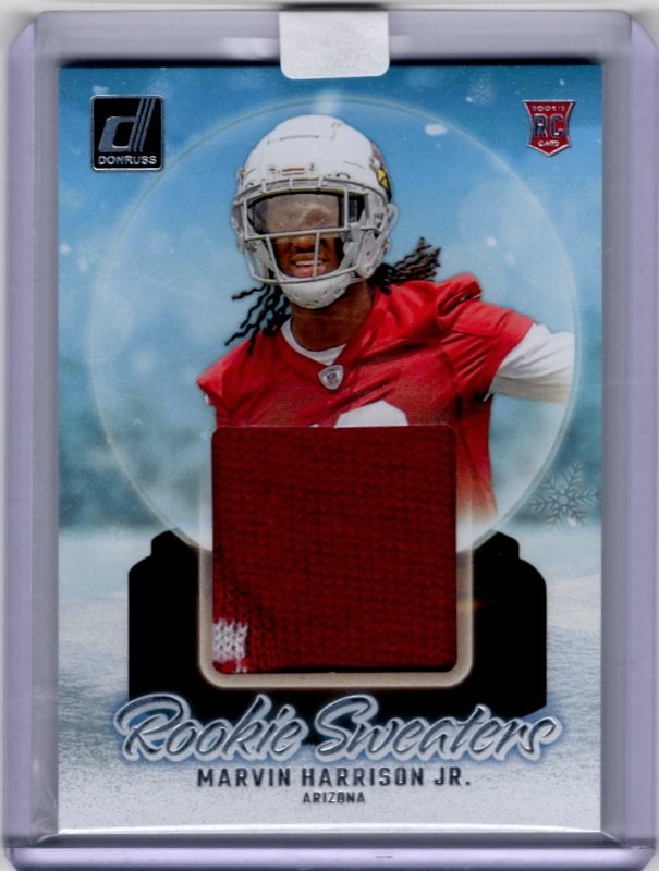 Marvin Harrison Jr. Rookie Sweaters 2024 Donruss #RHS-MHJ Arizona Cardinals (1 of 2)