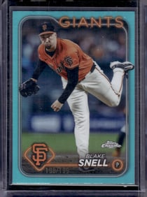 Blake Snell Aqua Refractor /199 2024 Topps Chrome Update #USC59