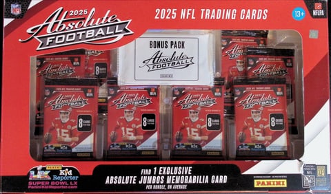 2025 Panini Absolute Football Bundle Box - RC: Jaxson Dart, Emeka Egbuka