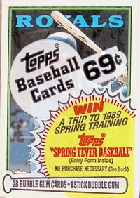 1988 Topps Series 1 Vintage Baseball Card CELLO RETAIL BOX PACK Sports Cards