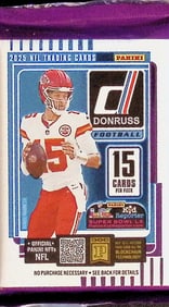 2025 Donruss Football Blaster Box Pack Cam Ward, Emeka Egbuka, Ashton Jeanty, Travis Hunter, Omarion
