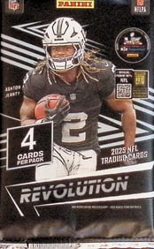 2025 Panini Revolution Football Mega Box Pack - Cam Ward, Emeka Egbuka, Ashton Jeanty, Travis