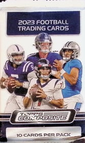 2023-24 Topps Composite Football Card Mega Monster Box Pack- C.J. Stroud,Refractors, Autographs