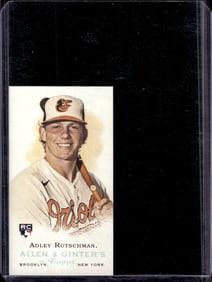 Adley Rutschman Rookie Card Mini 2023 Topps Allen & Ginter #RDV-1 Baltimore Orioles