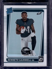 Kenneth Gainwell Rookie Card Variation Holo Prizm 2021 Donruss Optic #239 Steelers