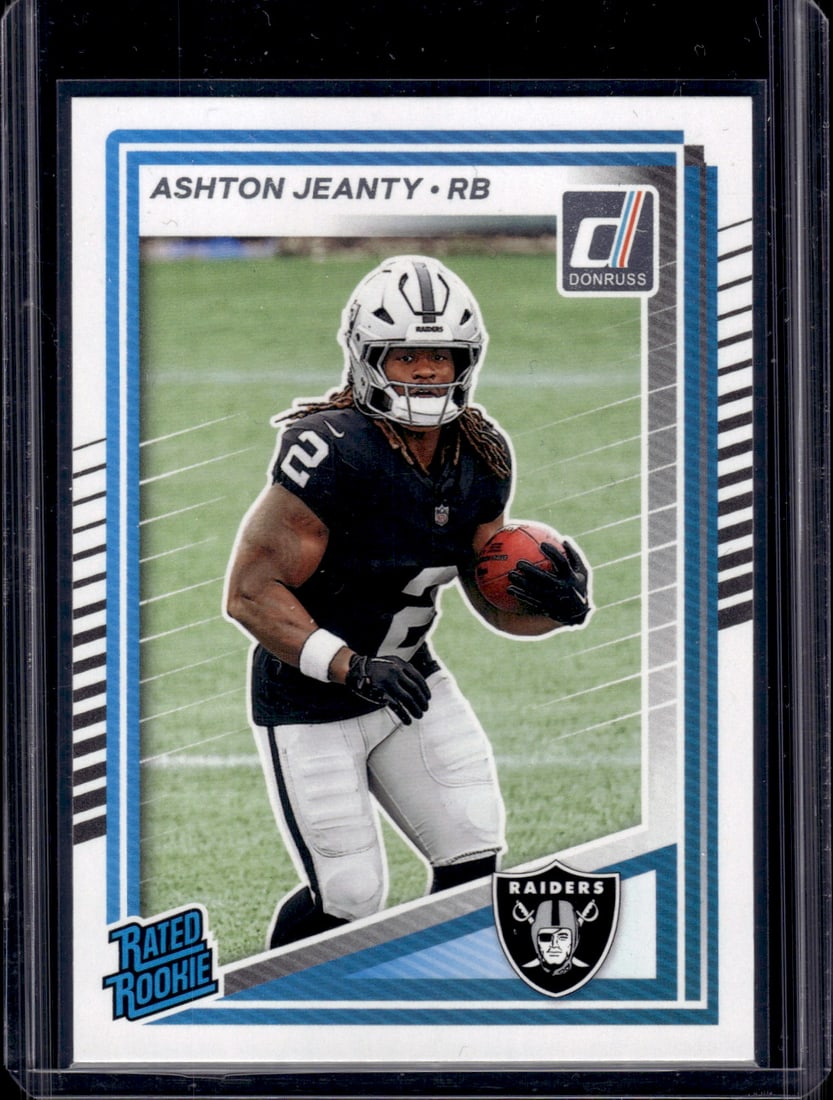 Ashton Jeanty Rookie Card 2025 Donruss #305 Las Vegas Raiders (1 of 2)