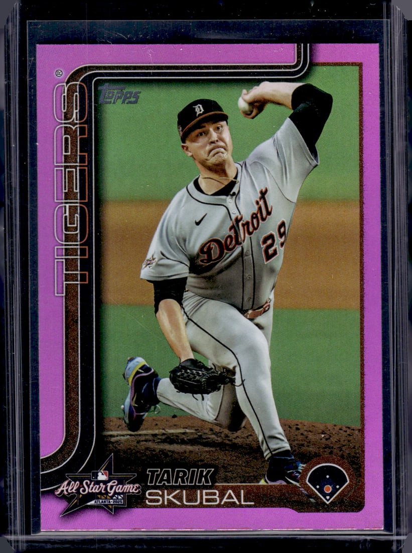 Tarik Skubal Pink Foil 2025 Topps Update #ASG-22 Detroit Tigers (1 of 2)