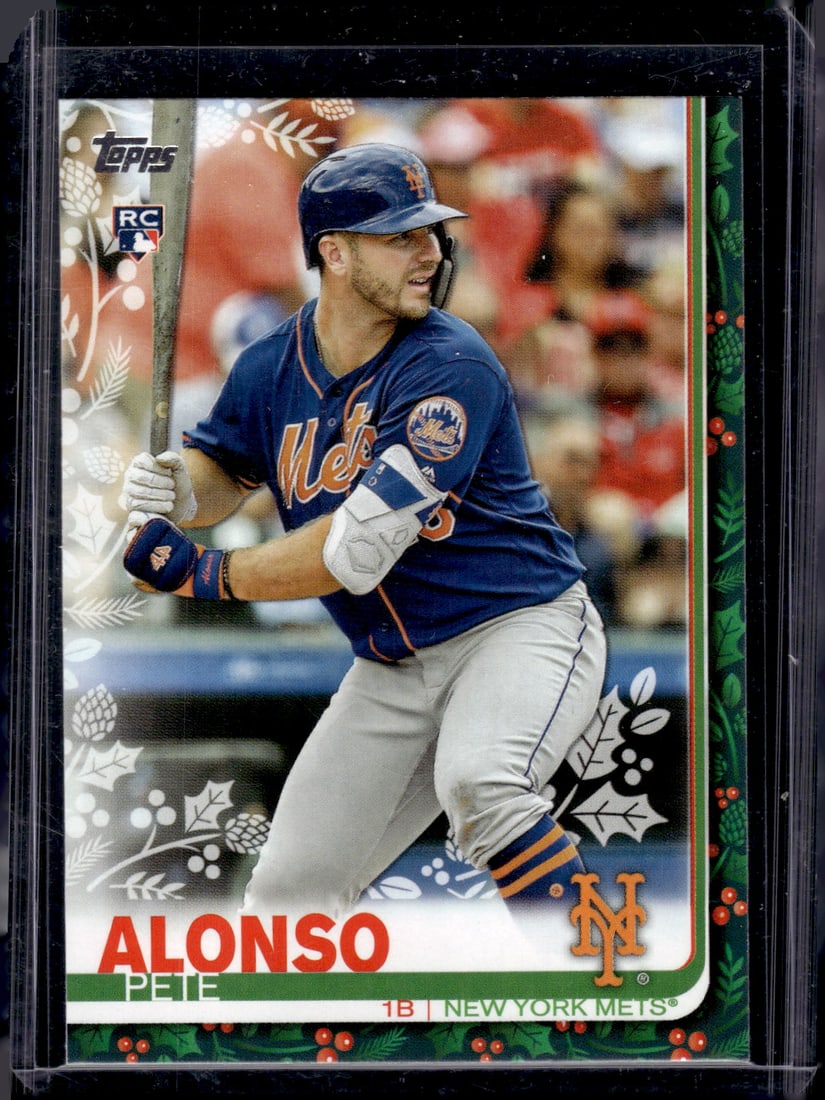 Pete Alonso Rookie Card 2019 Topps Holiday #HW71 New York Mets (1 of 2)