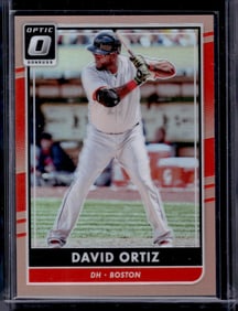 David Ortiz Orange Prizm /199 2016 Donruss Optic #126 Boston Red Sox
