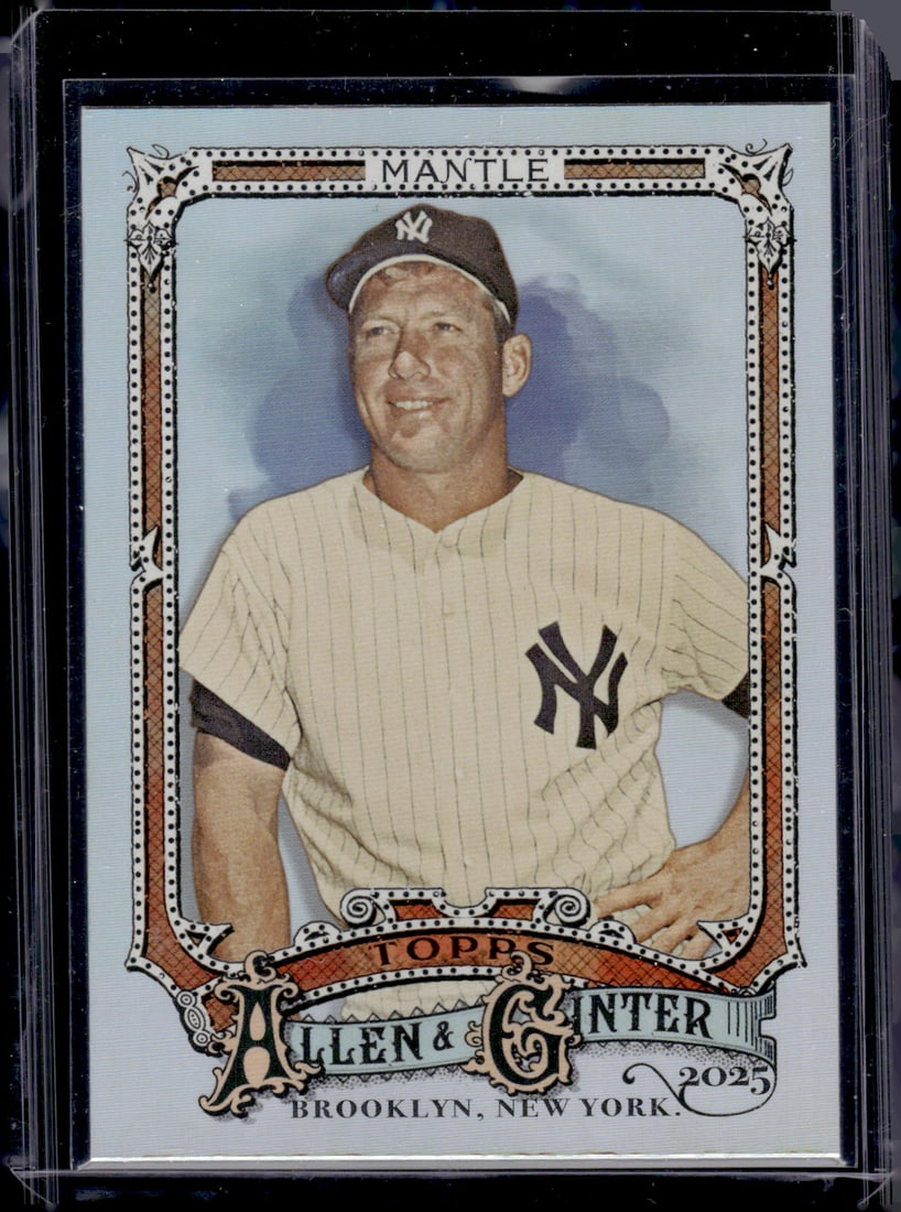 Mickey Mantle Silver Foil 2025 Allen & Ginter #19 New York Yankees (1 of 2)
