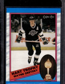 Wayne Gretzky Hart Trophy 1989-90 O-Pee-Chee #320 Kings, Oilers