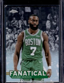 Jaylen Brown Fanatical SP 2025-26 Topps Chrome #FAN-6 Boston Celtics