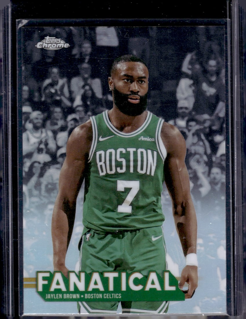 Jaylen Brown Fanatical SP 2025-26 Topps Chrome #FAN-6 Boston Celtics (1 of 2)