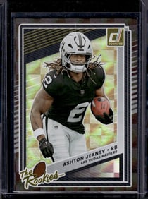 Ashton Jeanty The Rookies 2025 Donruss #7 Las Vegas Raiders