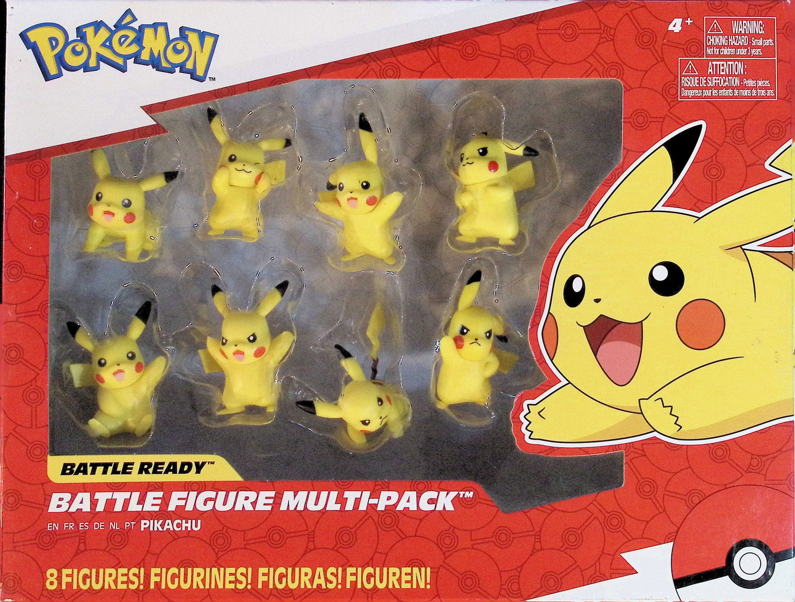 Pokemon Pikachu Battle 8 Figure Multipack "Battle Ready" & Scaled for Battle! (1 of 2)