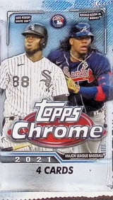 2021 Topps Chrome Baseball Card BLASTER BOX PACK Sports Cards MLB Trading Cards