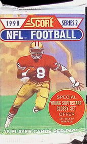 1990 Score Series 2 Vintage Football Card Factory Sealed Retail Box Pack Sports Card