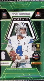 2025 Panini Mosaic Football BLASTER BOX PACK - Cam Ward, Emeka Egbuka, Ashton Jeanty, Travis Hunter,