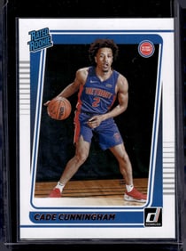 Cade Cunningham Rookie Card 2021-22 Donruss #211 Detroit Pistons