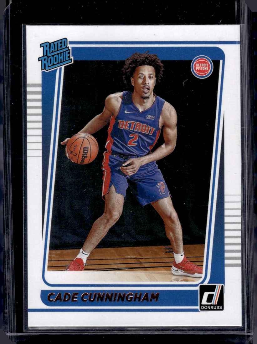 Cade Cunningham Rookie Card 2021-22 Donruss #211 Detroit Pistons (1 of 2)