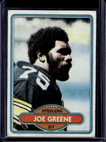 Joe Greene 1980 Topps #175 Pittsburgh Steelers