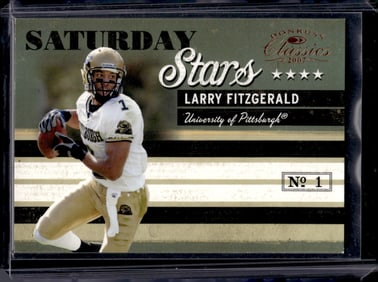 Larry Fitzgerald Saturday Stars /1000 2007 Donruss Classics #SS-15 Pitt, Cardinals
