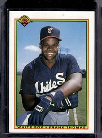 Frank Thomas Rookie Card 1990 Bowman #320