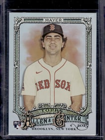 Marcelo Mayer Rookie Card Silver Foil 2025 Allen & Ginter #245 Boston Red Sox
