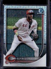 Elly De La Cruz Mojo Refractor 2025 Bowman Chrome #44 Cincinnati Reds