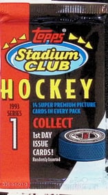 1993 Topps STADIUM CLUB Series 1 Hockey Cards Retail Box Wax Pack NHL Trading Cards