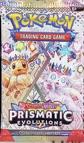 2025 Pokemon Scarlet & Violet Prismatic Evolutions 10 Card Booster Pack Charizard