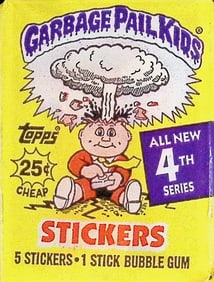 1986 Topps Vintage Garbage Pail Kids Retail Box Wax Pack - 4th Series