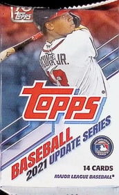 2021 Topps Baseball Update Series Baseball Card BLASTER BOX PACK Sports Cards MLB Trading Cards