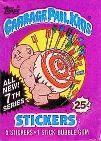 1987 Topps Vintage Garbage Pail Kids Retail Box Wax Pack - 7th Series