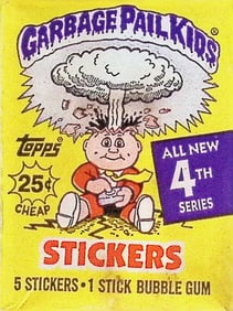 1986 Topps Vintage Garbage Pail Kids Retail Box Wax Pack - 4th Series