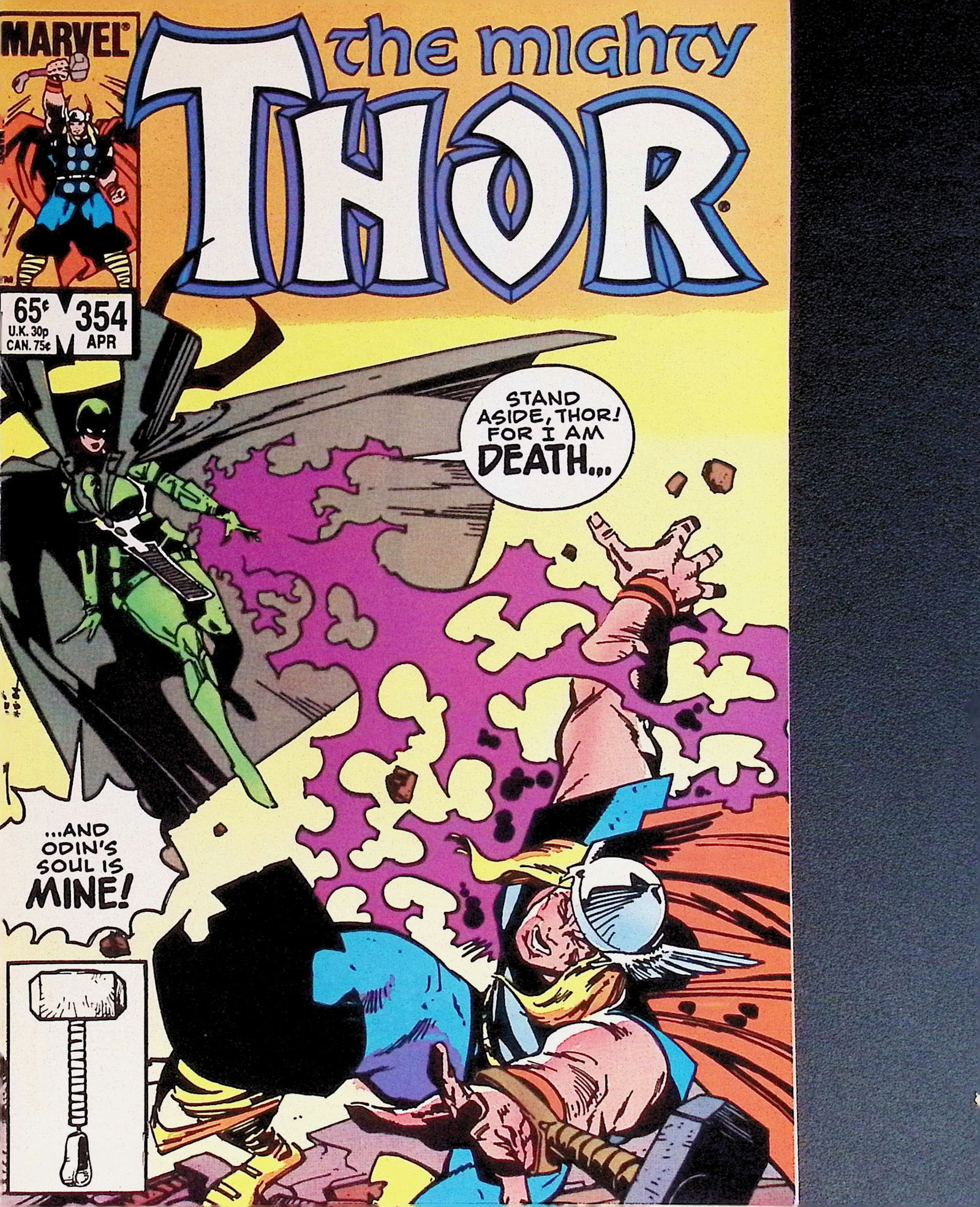 Thor Marvel Vintage Comic Book: 1985 #354 Apr (1 of 4)