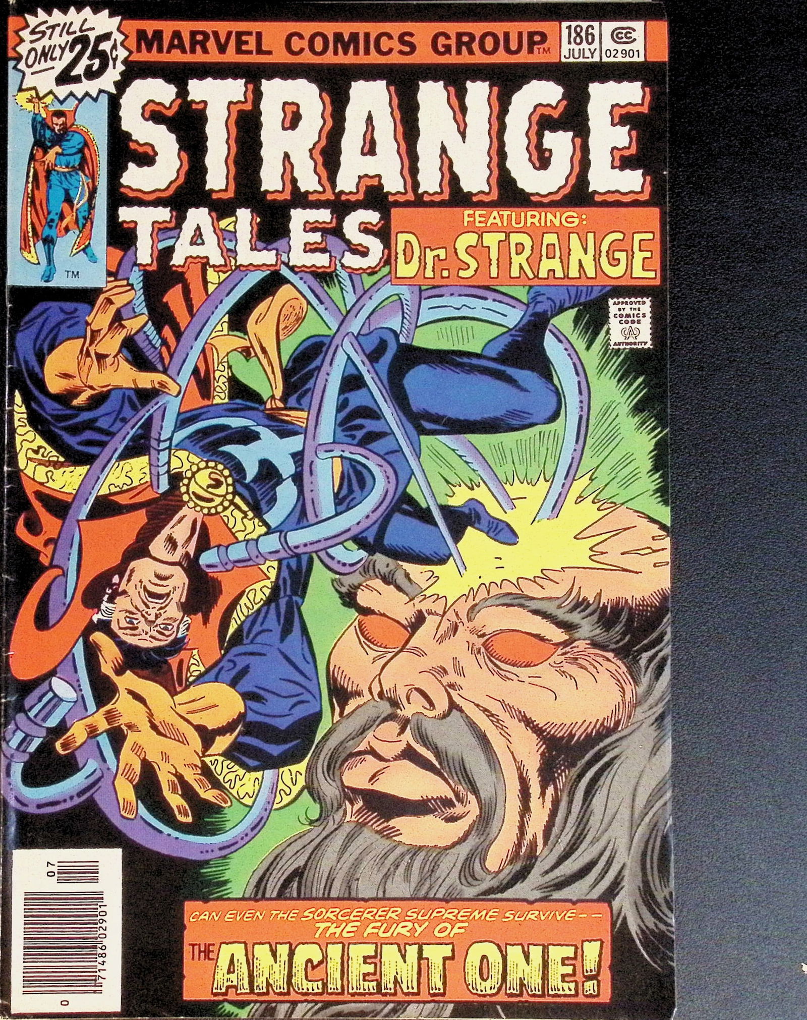 Strange Tales Dr. Strange Marvel Vintage Comic Book: 1976 #186 Jul (1 of 4)