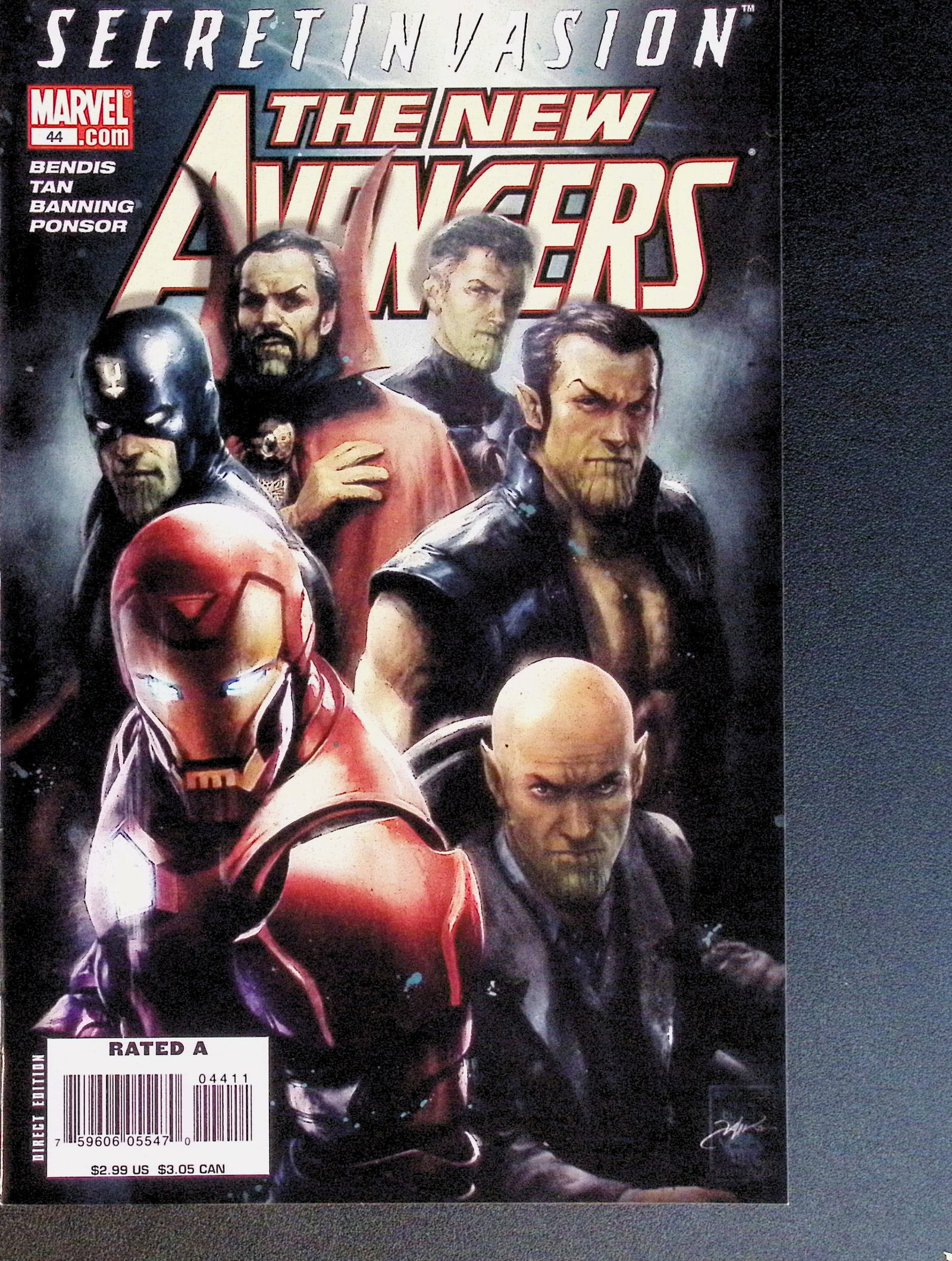 The New Avengers Marvel Comic Book: 2008 #44 (1 of 4)