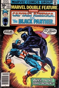 Marvel Double Feature Captain America and Black Panther:1977 #21 Mar