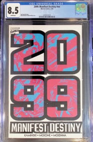 2099 Manifest Destiny Marvel Comic Book: 1998 #1 CGC Graded 8.5!