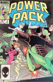 Power Pack Marvel Vintage Comic Book: 1984 #4 Nov
